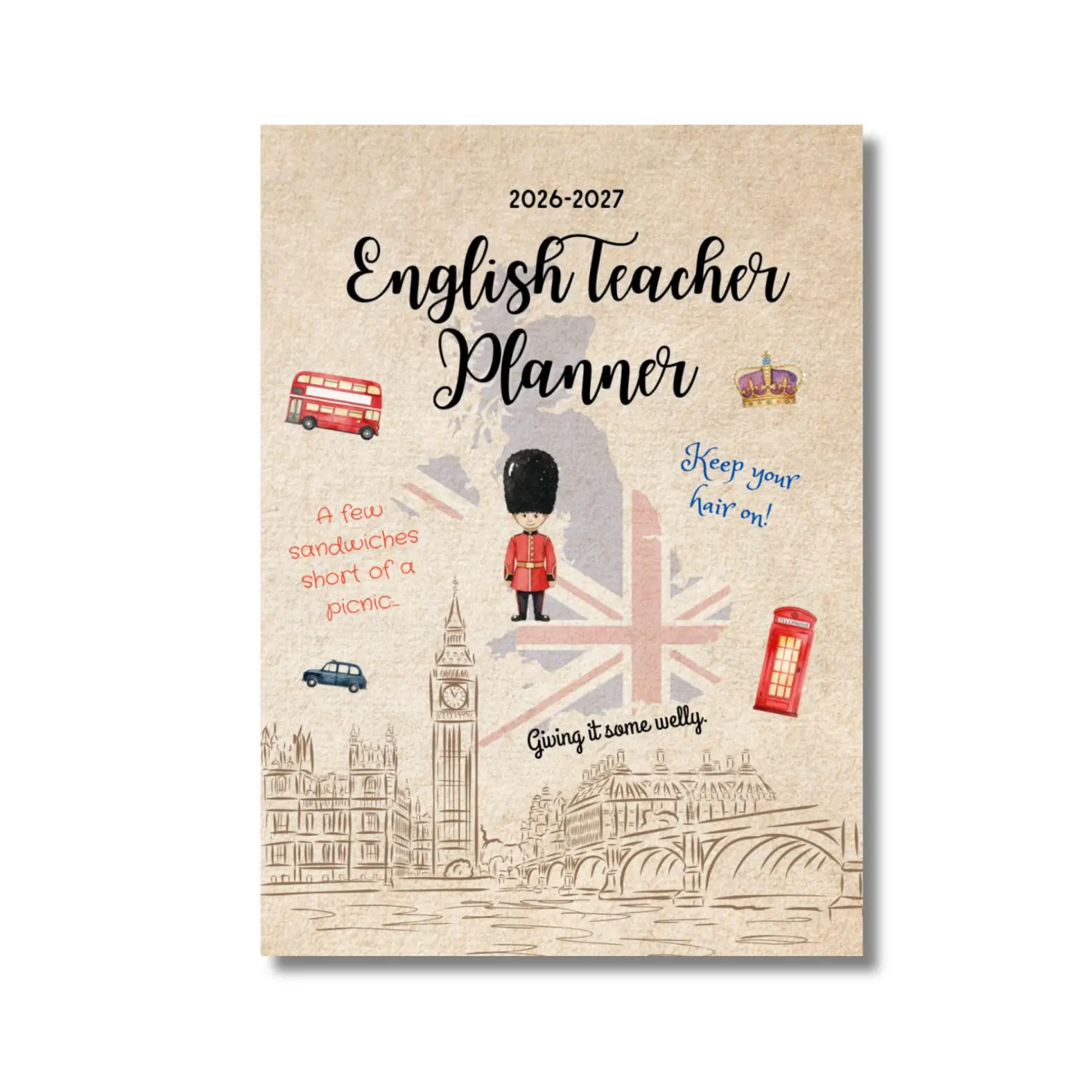 English Teacher Planner 2026-2027 Noteia