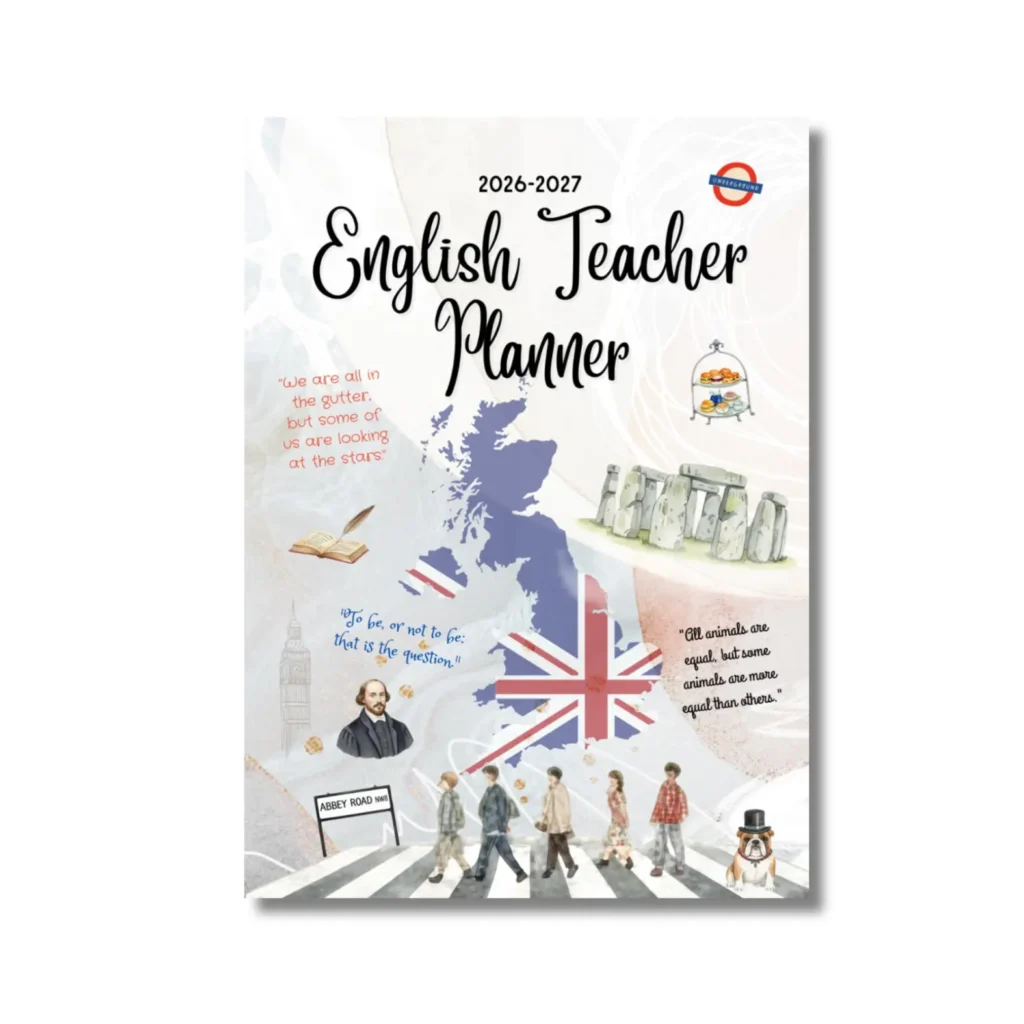 English Teacher Planner 2026-2027 Noteia