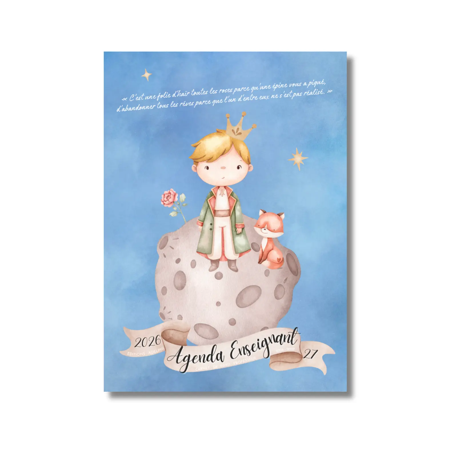 Carnet de bord enseignant 2026-2027 Noteia Le Petit Prince