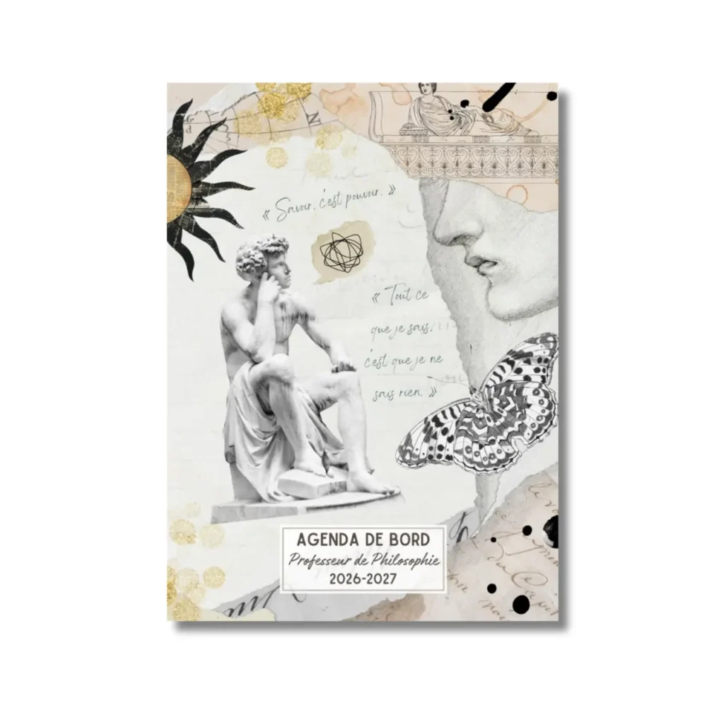 Agenda professeur de Philosophie 2026-2027 Noteia